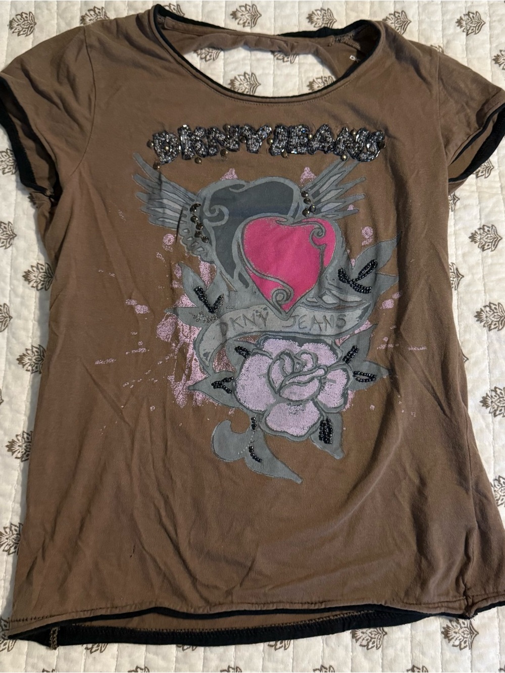 Y2K DKNY shirt